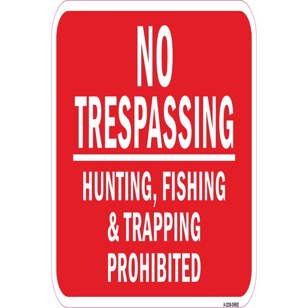 Signmission Safety Sign, 12 in Height, Aluminum, 24952 A-1218-24952 - main